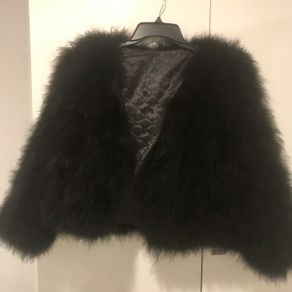 Faux fur puffer jacket - Picture 2 of 2